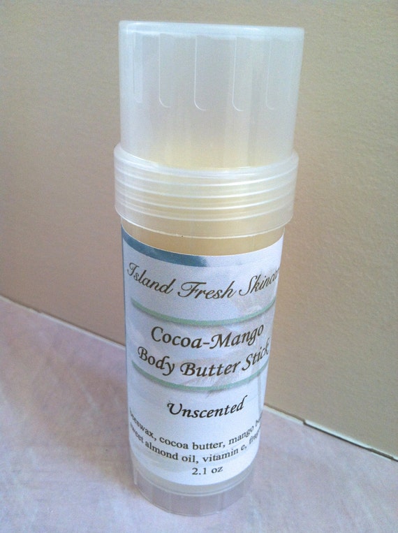 CocoaMango Body Butter Stick, Unscented