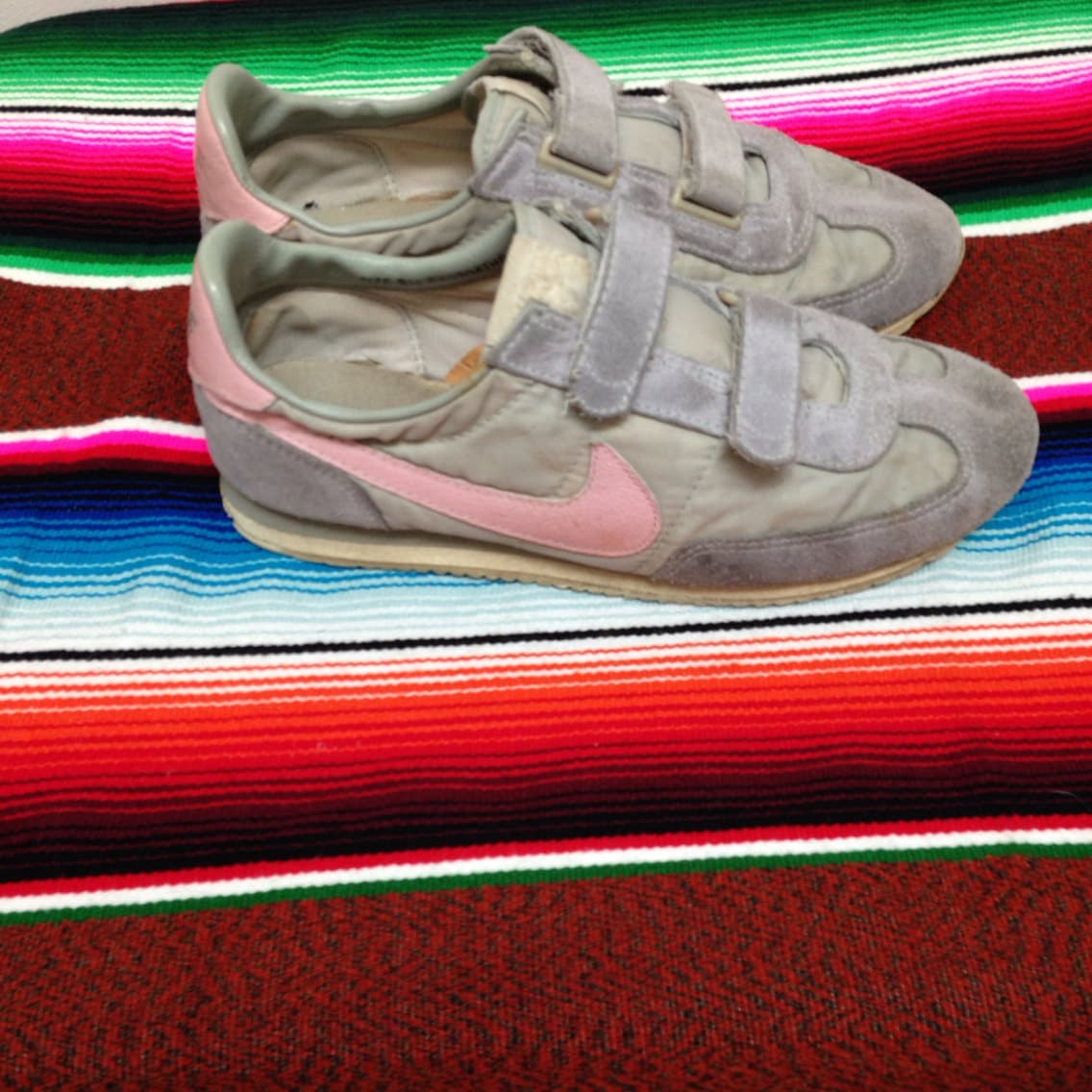 Vintage 80s Nike Velcro Shoes Velcro Straps 8.5 mens/ 10