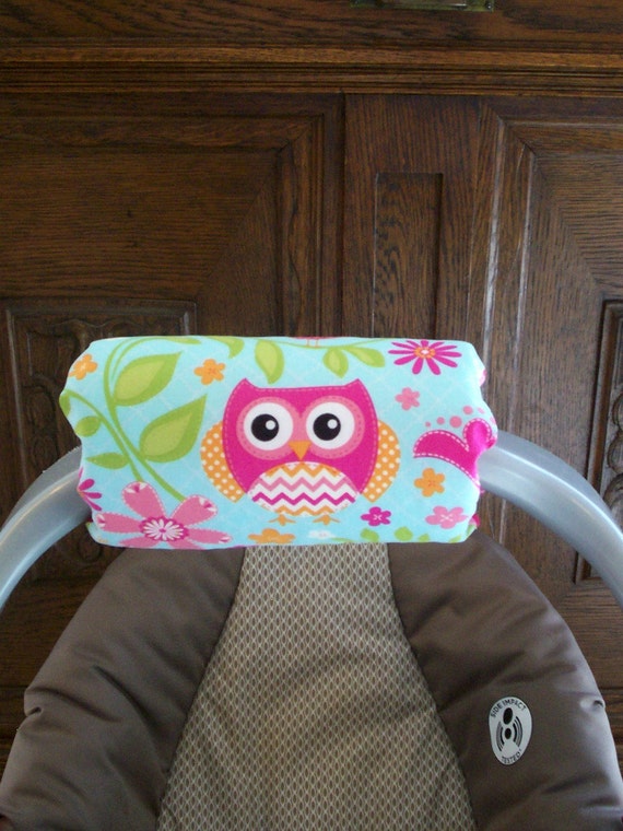 Reversible Padded Car Seat Handle Cover by JansTutusAndMore