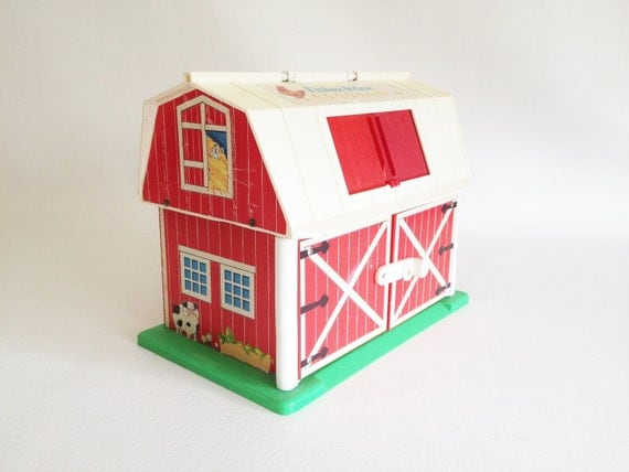 Fisher Price Barn Vintage Fisher Price Red Barn By Vintagietta   Il 570xN.593949976 3ye0 