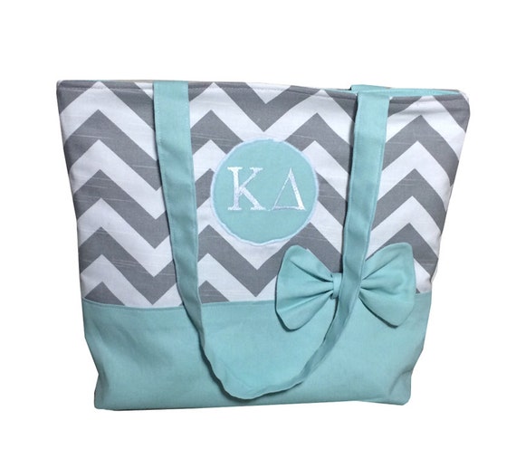 Kappa Delta Tote with Bow