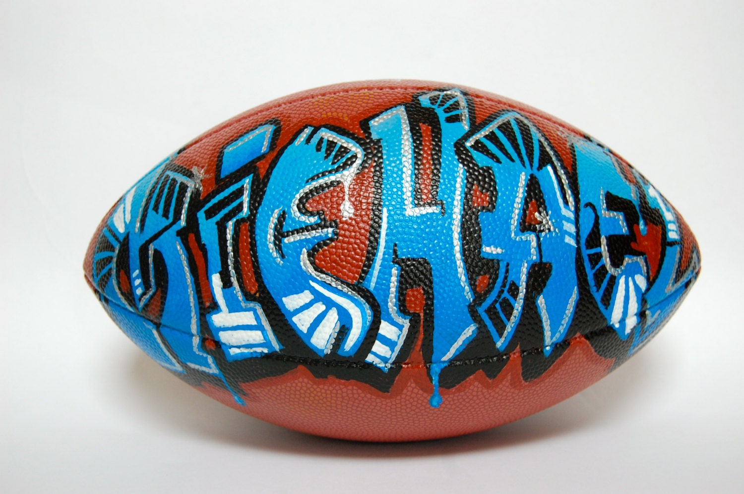 Custom Football Personalized football hand painted in