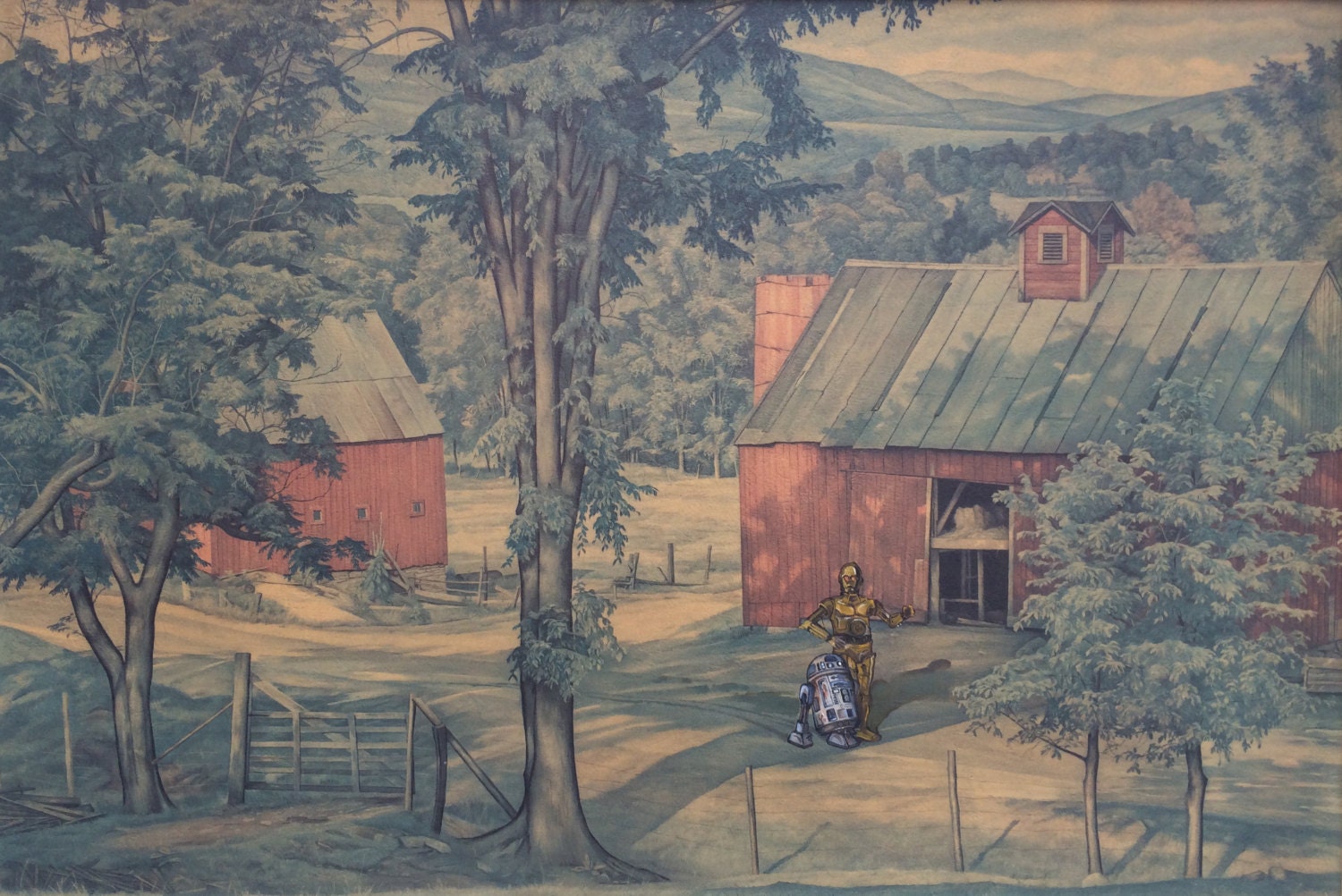 star wars thrift store paintings