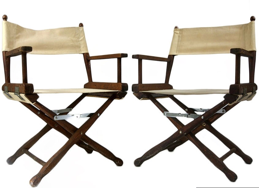 Danish Mid-Century Modern Directorâs Chairs â Set of 2 â Haute Juice