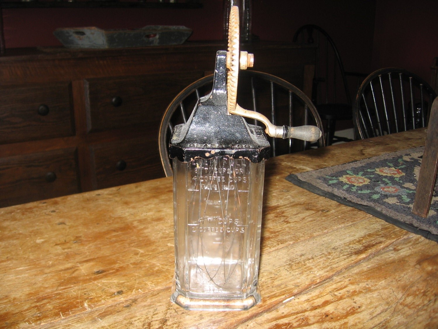 Rare Antique Beater Jar Silver No. 3 Measuring by FirkinAntiques