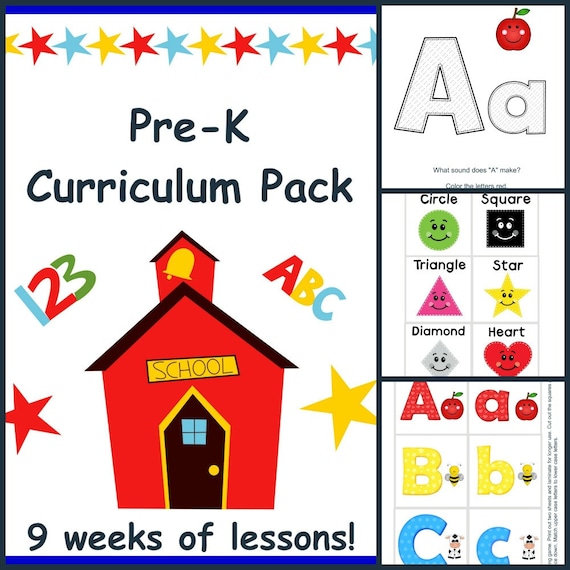 Pre K Curriculum Pack 475 Pages Homeschool By HomegrownLove101