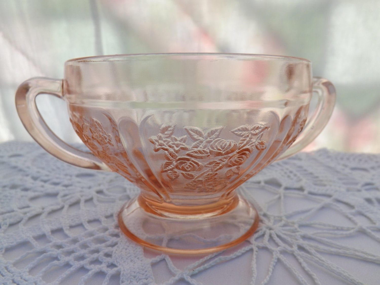 Cabbage Rose Depression Glass - www.inf-inet.com