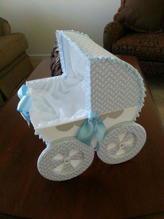 The Tyler Baby Carriage Centerpiece Baby Shower Centerpiece Baby Carriage Centerpieces For Baby Shower