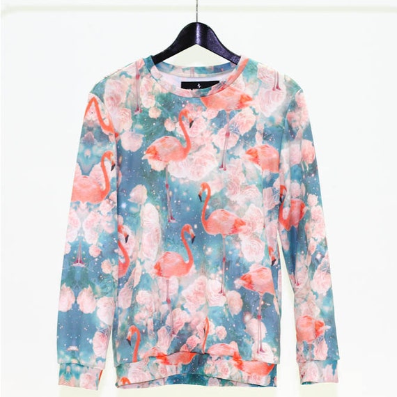 Items similar to Flamingos sweater on Etsy
