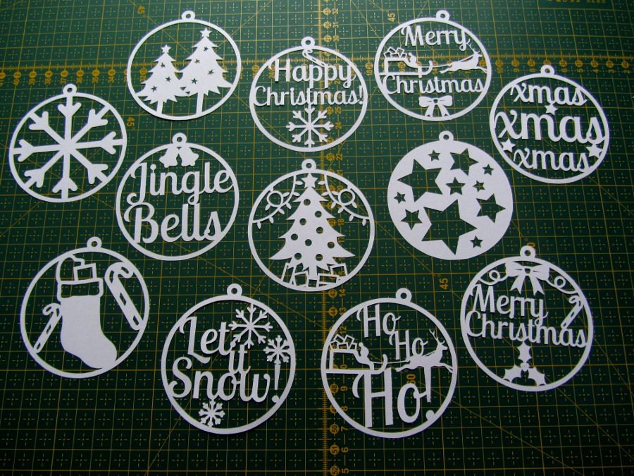 paper cutting templates christmas