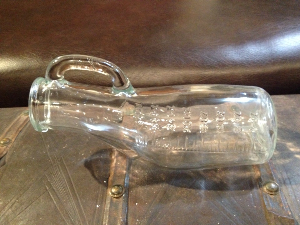 Antique Glass Male Urinal by Glasco made in U.S.A.