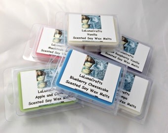 Choose Any 9 Soy Wax Melts -Choose Your Scents - Soy Wax Tarts Scented Wax Melts - Scented Wax Tarts - Stocking Stuffers- Holiday Gifts