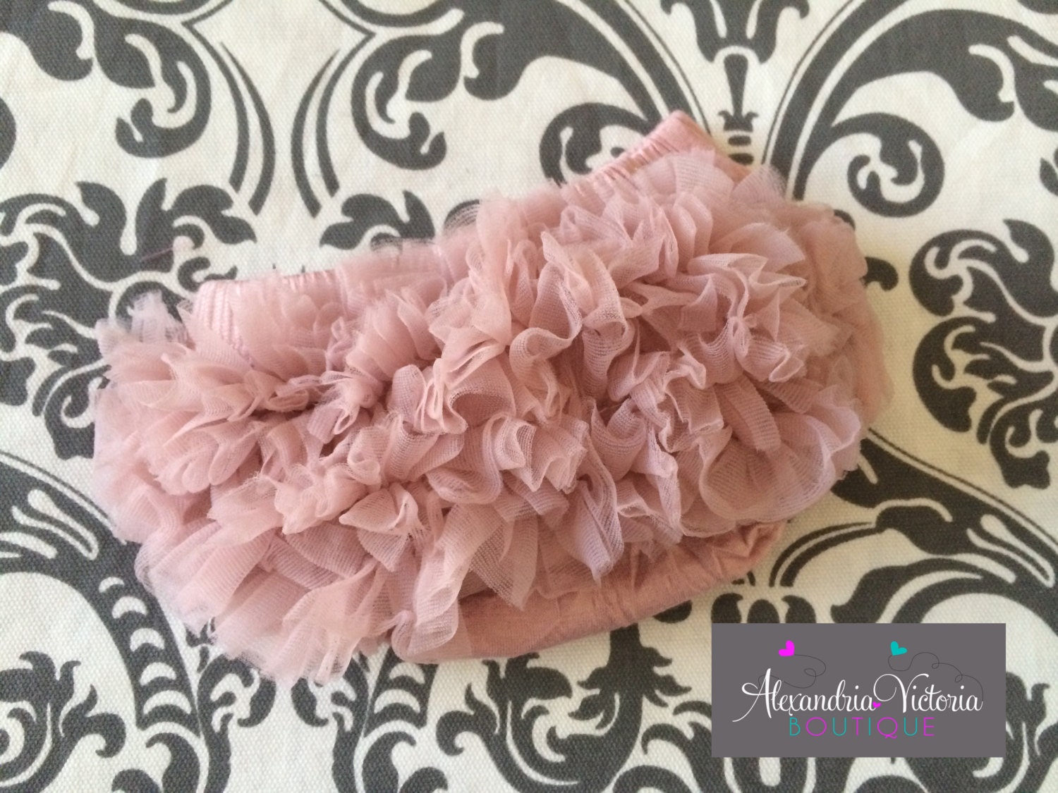 VINTAGE PINK BLOOMER dusty rose baby bloomer mauve bloomer