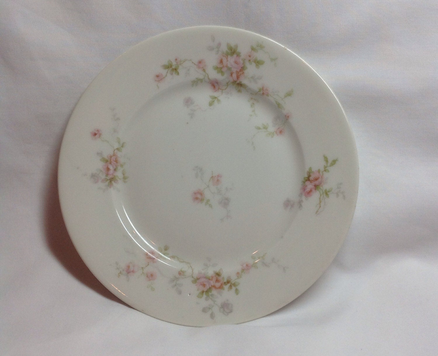 Vintage Limoges France Theodore Haviland Pink Rose Small Plate