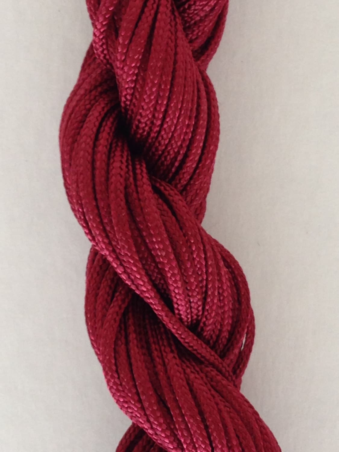 1mm Burgundy Nylon Cord Braided Cord Size 1mm Length 26 yards