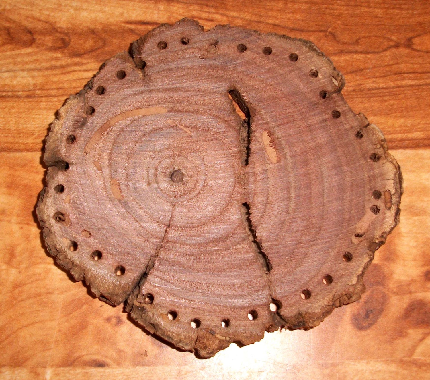 1 PINE NEEDLE Basket BOTTOM 4.5x5 Settler 100yrold