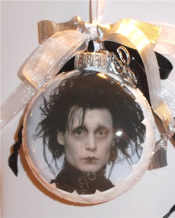 Edward Scissorhands inspired Tribute Christmas Ornament