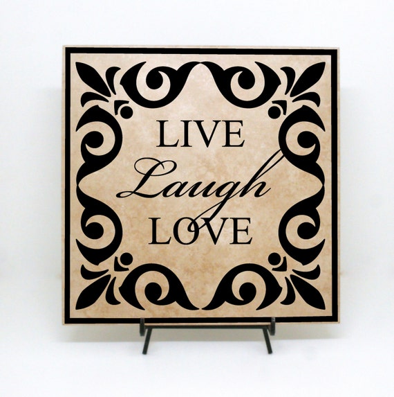 Live Laugh Love Sign Wood Board Tile Gift For Mom Family   Il 570xN.596847816 Do0c 