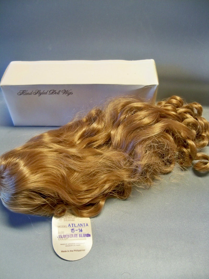 Global Doll Wig Collection Synthetic Atlanta Strawberry Blonde