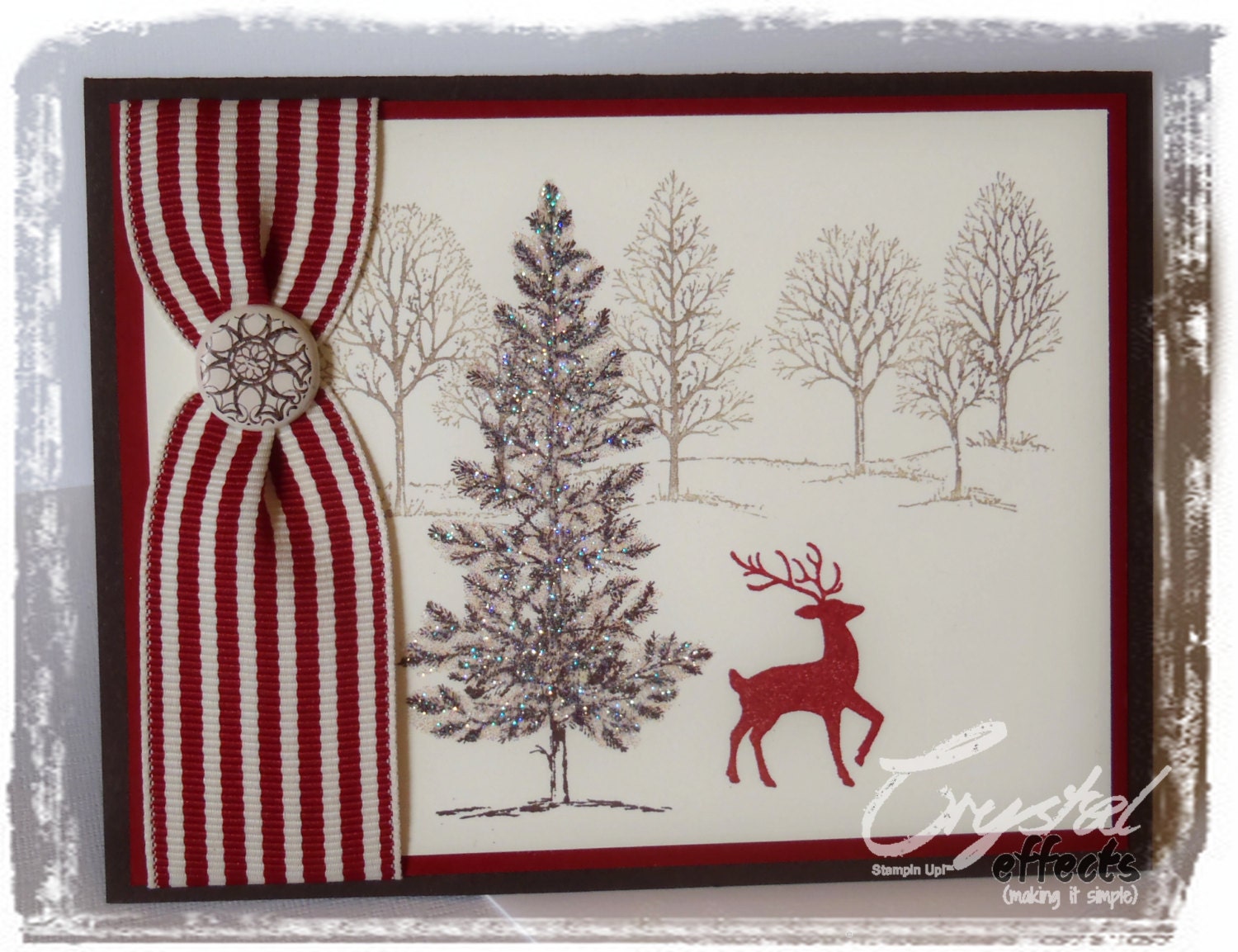 Stampin Up Holiday 5 Card Kit using Lovely as a Tree