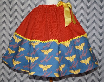 Wonder Woman Skirt for Gals, All Sizes, Plus Size