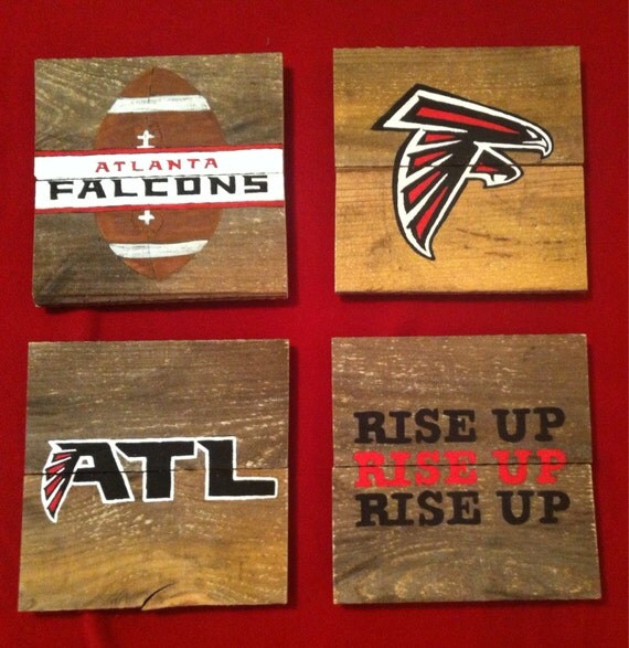 Items similar to Atlanta Falcons Wall Tiles on Etsy