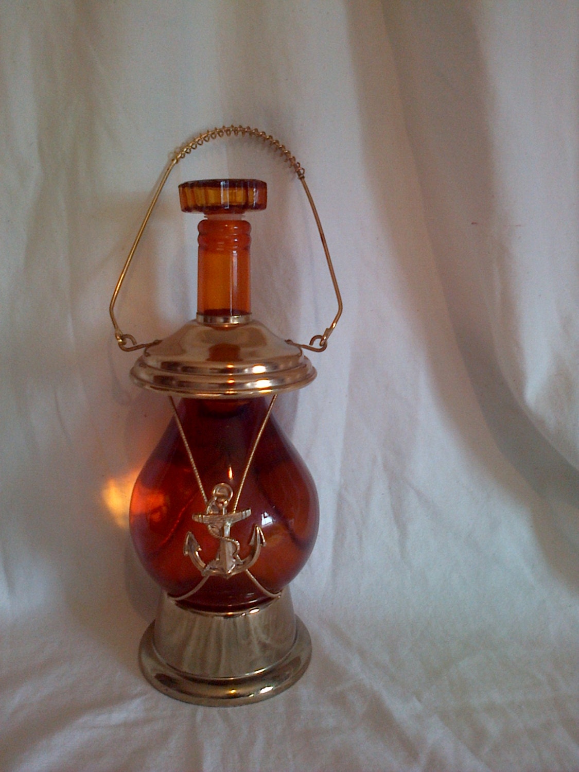 vintage musical whiskey decanter