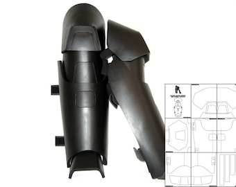 Template for Batman Arkham Origins Shin Guards