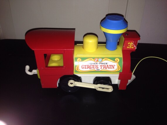 fisher price circus train 1970s