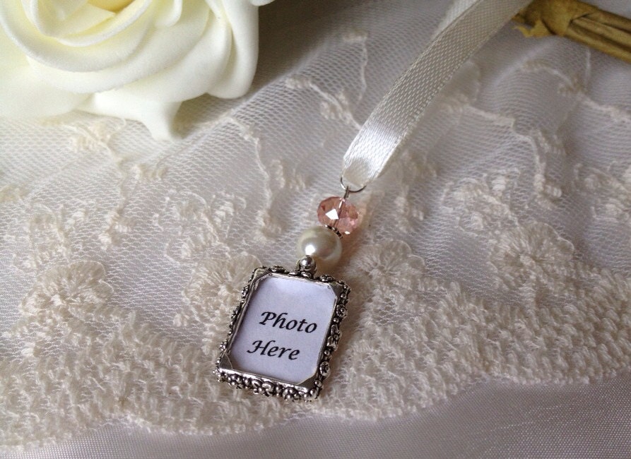 Memory Frame Wedding Bouquet Pink Charm frame for loved one