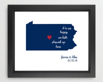 Penn State Happy Print