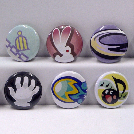 The World Ends With You TWEWY Player Pin Set 4