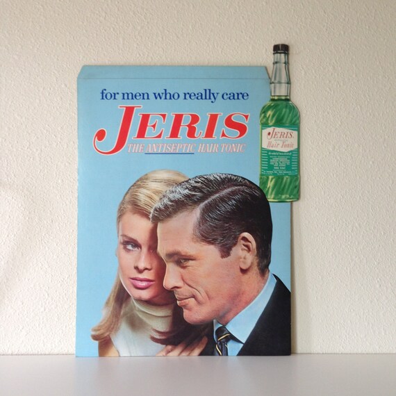 Jeris Hair Tonic Standup Advertisement Poster