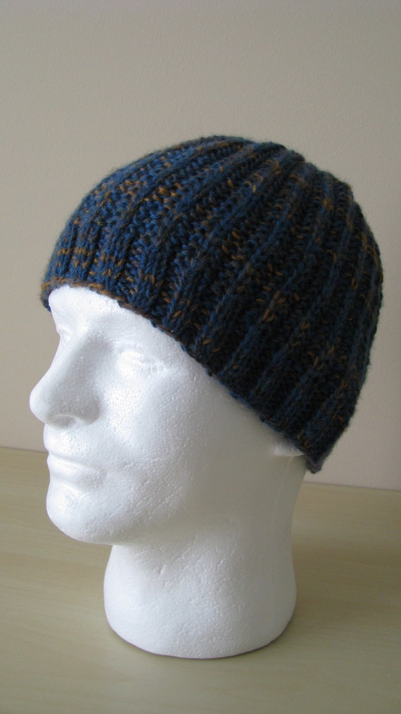Mens Hat Pattern Ethan, Mens Knitted Hat Pattern, or Chem...