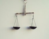 Vintage medical Scales, antique pharmaceutical goods, Apothecary Pharmacist scales Soviet USSR small scales