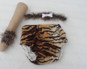 Caveman outfit, Baby boy caveman/Tarzan costume, baby boy, fancy dress, Baby fancy dress, costume, diaper cover,made to order
