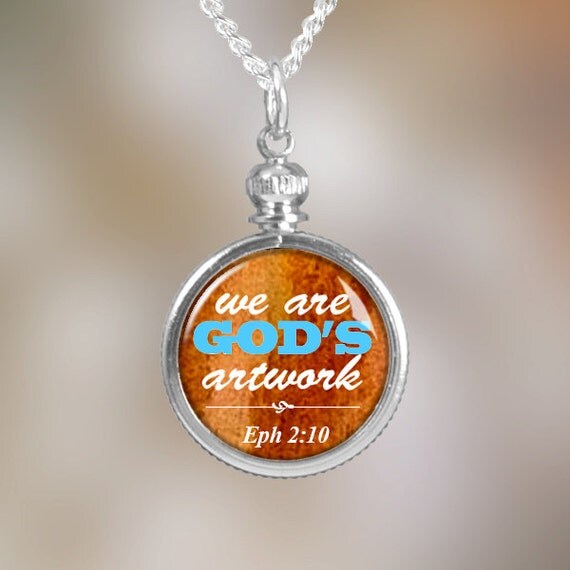 Items similar to Ephesians 210. Christian Jewelry. Statement Necklace