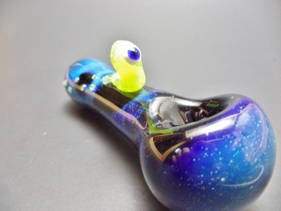 Alien Slime Blob Space Galaxy Glass Pipe By FUZZHEADGLASS On Etsy