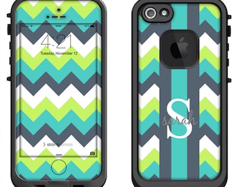 Skin Vinyle Pour Coque Lifeproof Fre IPhone 7 – Motif Chevron Fade (neuf)