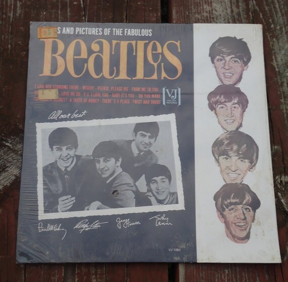 Rare Sealed Fake Beatles Vinyl Record Songs and Pictures