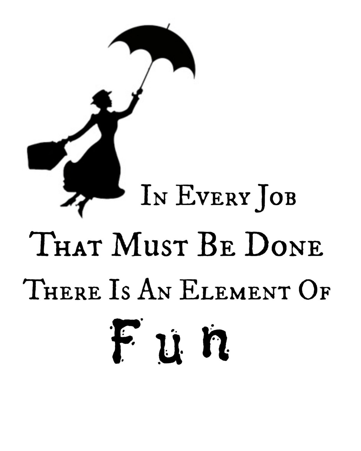 mary poppins quote printable instant by rachelsmagicalprints