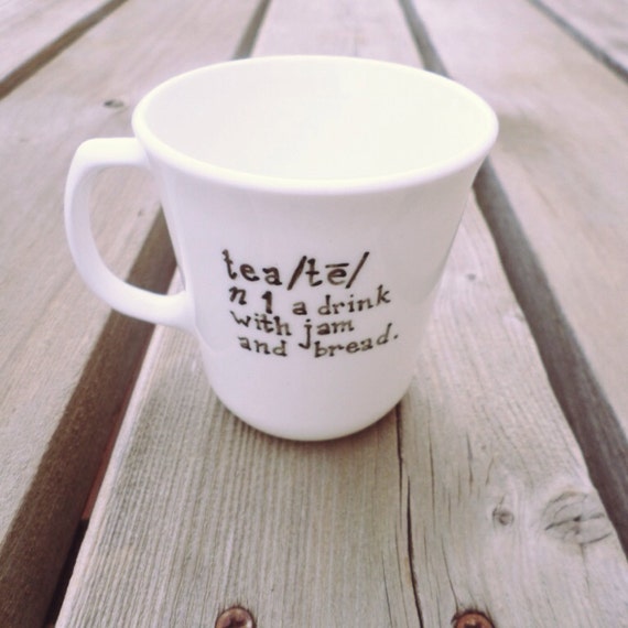 Sound of Music Definition of Tea Hand Painted Mug