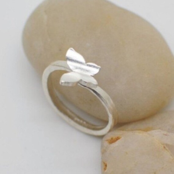 Sterling Silver Butterfly Ring, Handmade 925 Silver Ring, Handmade ...