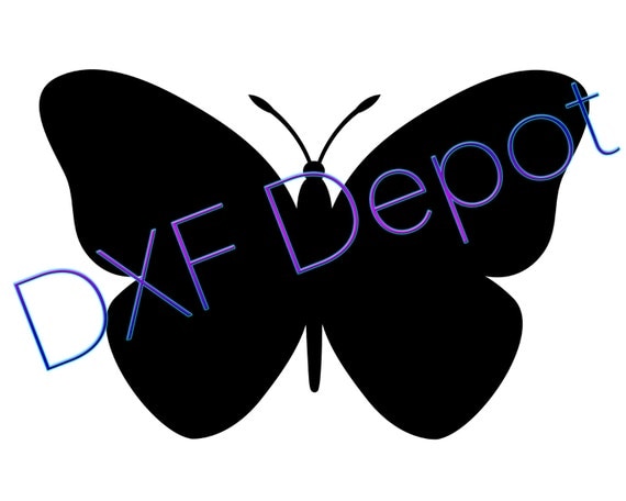 Download Butterfly .dxf format. CNC Cut File Vector Art Clip Art