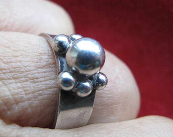 Erik Granit silver ring, Finland ring, Finnish ring, Erik Granit ring, finland jewelry, Finnish jewelry, Scandinavian modern silver
