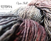 Merino/Silk Hand Dyed Yarn by LYDIA: Oyster Shell
