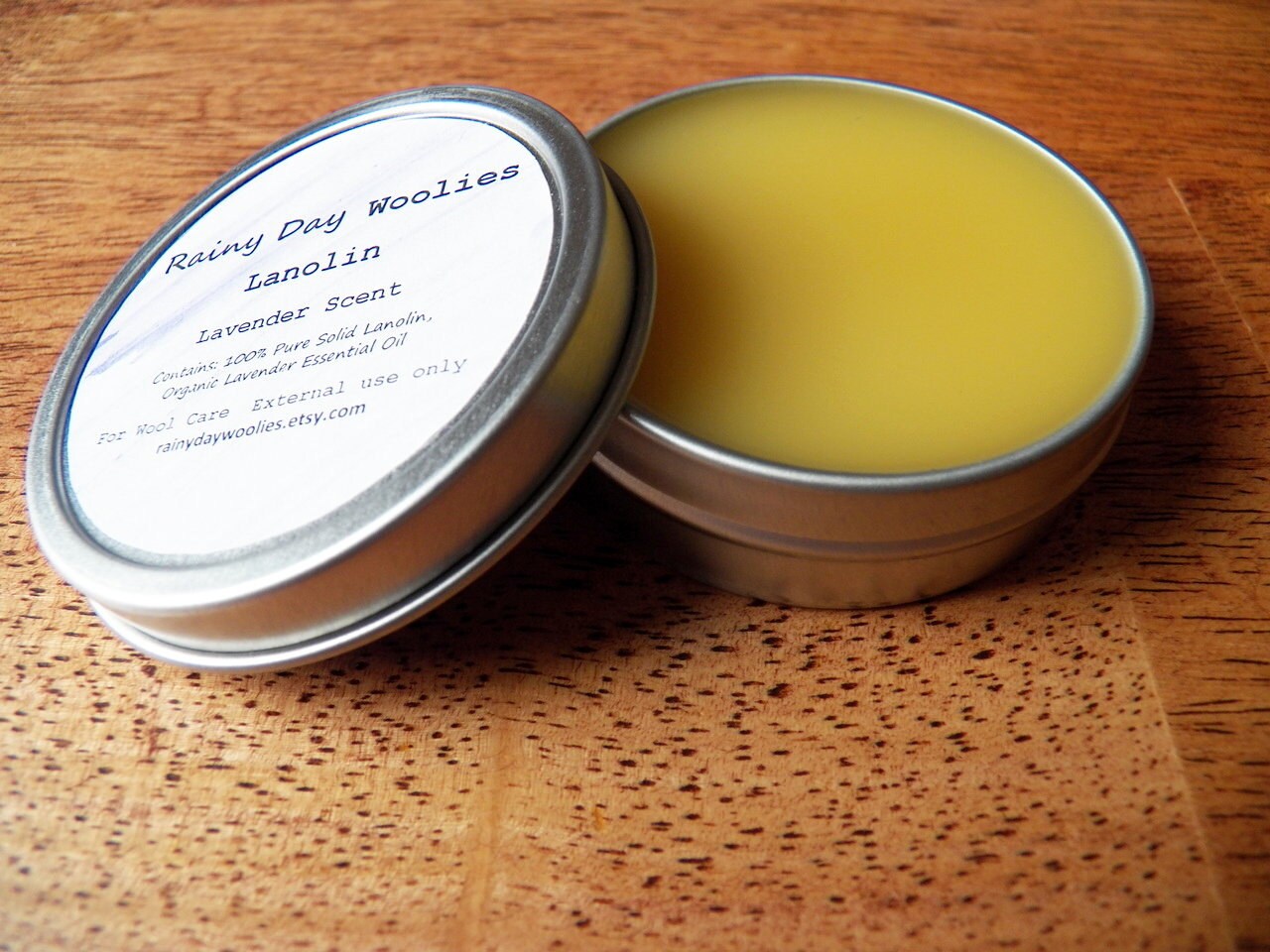 Solid Lanolin for Wool Care Lavender Scent 2 Ounces