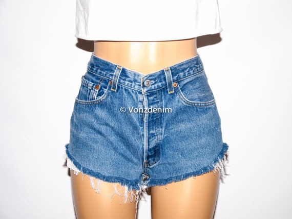 Levi High Waisted Denim Shorts Authentic Levi's High