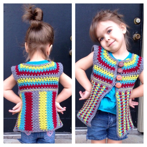 Crochet Toddler Vest