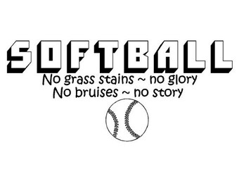 softball quotes – Etsy
